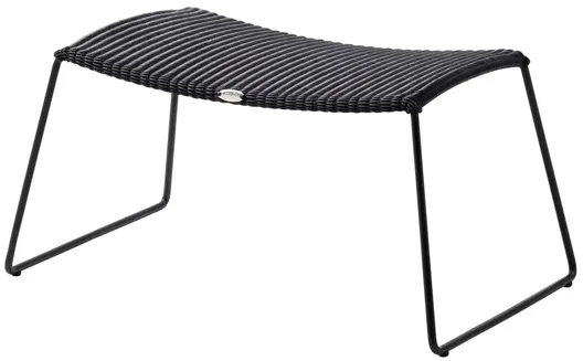 Cane-Line Breeze fodskammel - Sort